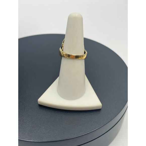 Vintage Designer Sterling Vermeil Turquoise Filigree Chunky Statement Ring Sz 7 - Picture 4 of 15